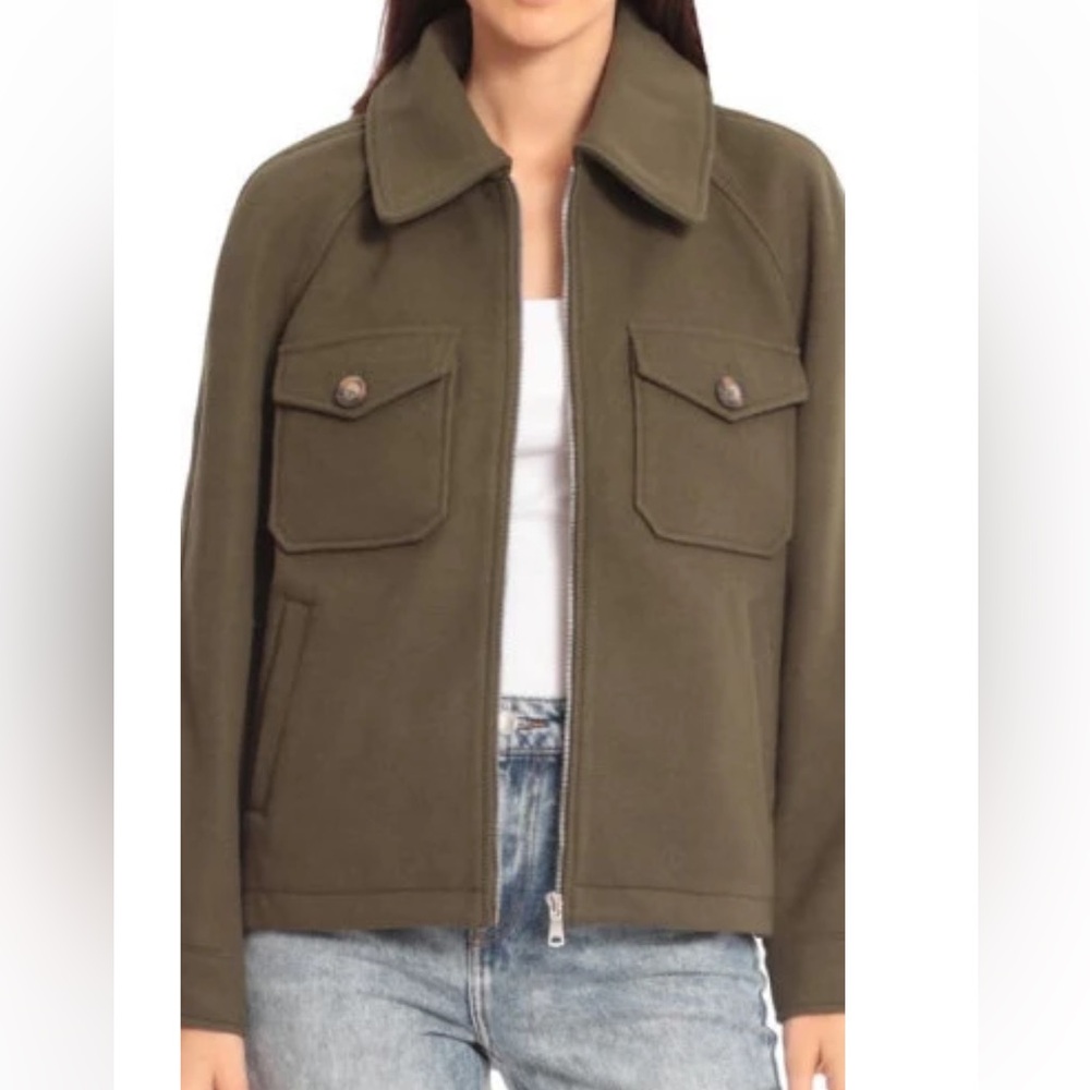 AVEC LES FILLES Anthropologie Brand‎ Felted Shacket/ Jacket